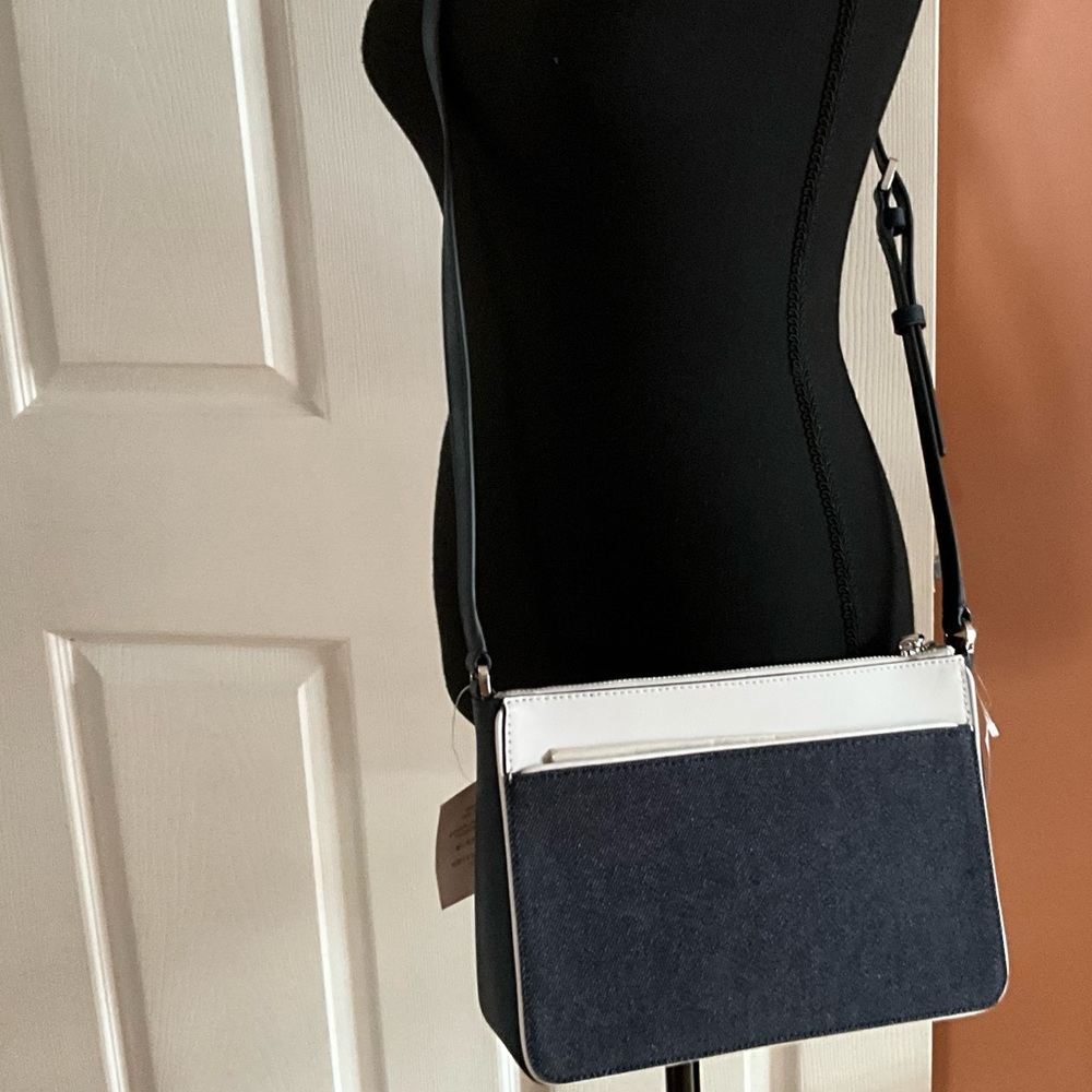 Kate Spade Denim Colorblock Crossbody Purse - Picture 2 of 5